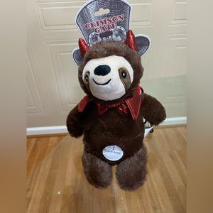 Brand New Crinson Gated Halloween Bear Toy With Squeaker Dog 10”